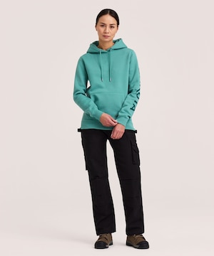 Chandail à capuche avec logo sur la manche pour femmes, série WorkPro, Dakota