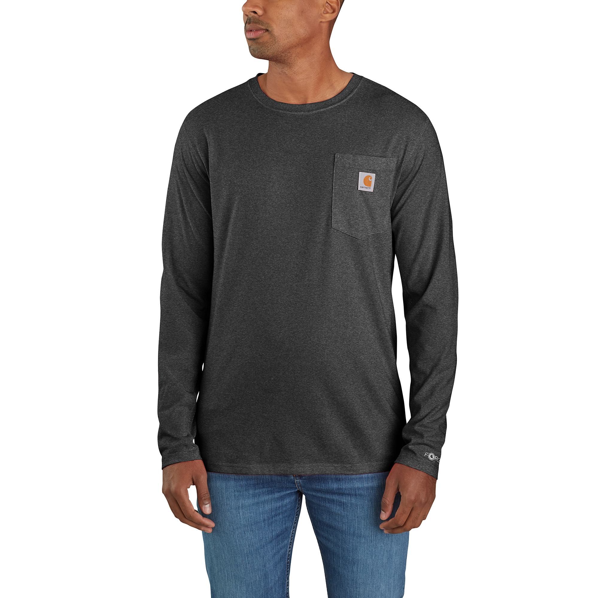 Carhartt Men's Force Pocket Long Sleeve T Shirt