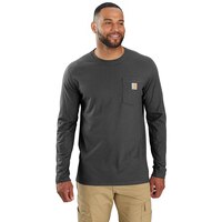 Carhartt Men's Force Pocket Long Sleeve T Shirt Front_Flat