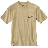 Carhartt Men's Dog Graphic Pocket T Shirt Front_Flat