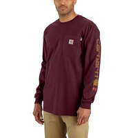 T-shirt graphique chiné Carhartt Force à manches longues pour hommes