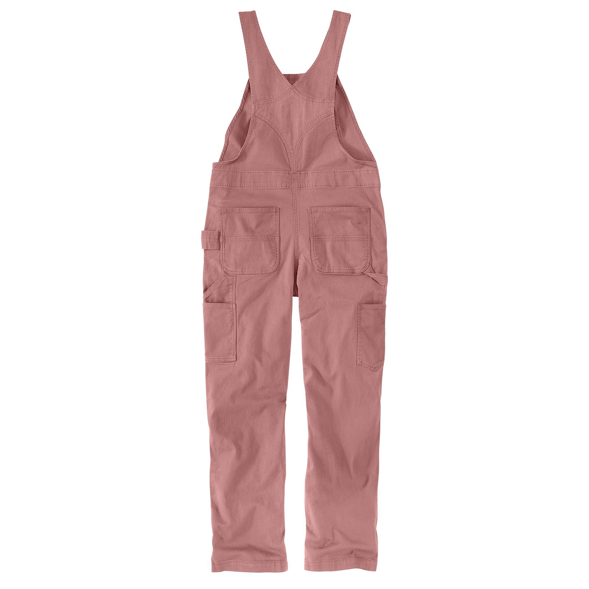 Carhartt Women's Rugged Flex Loose Fit Double Front Canvas Bib Overalls