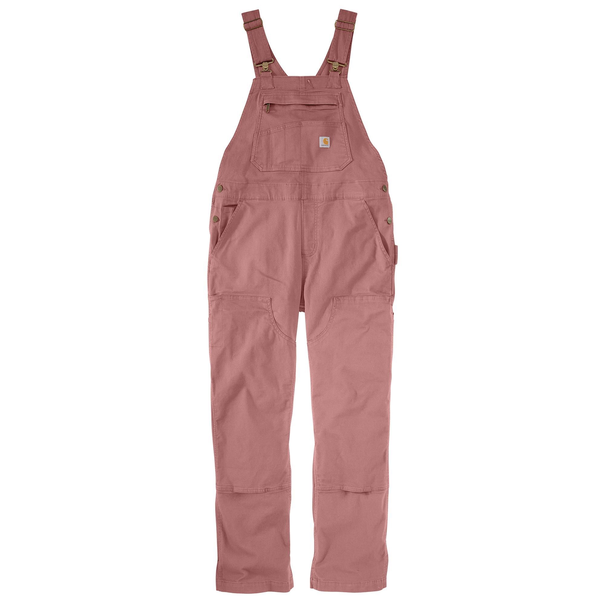 Carhartt Women's Rugged Flex Loose Fit Double Front Canvas Bib Overalls