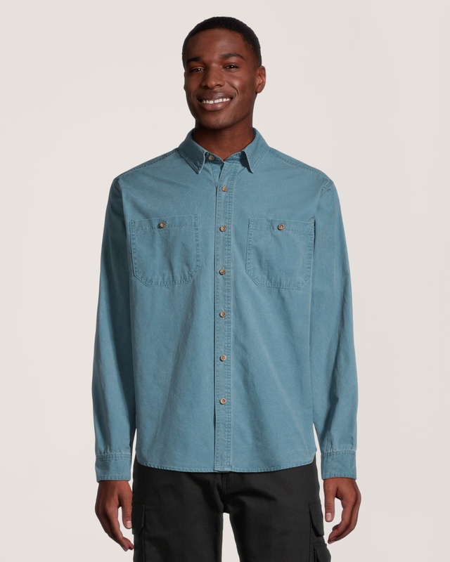 Dakota WorkPro Series Men's Pigment Dyed Long Sleeve Work Shirt