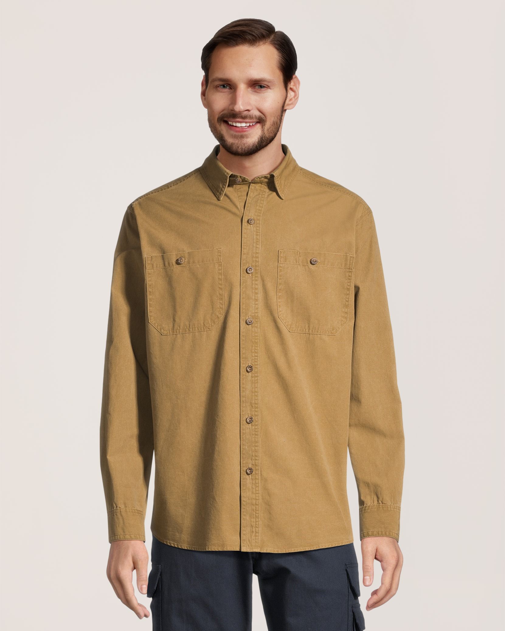 Dakota WorkPro Series Men's Pigment Dyed Long Sleeve Work Shirt