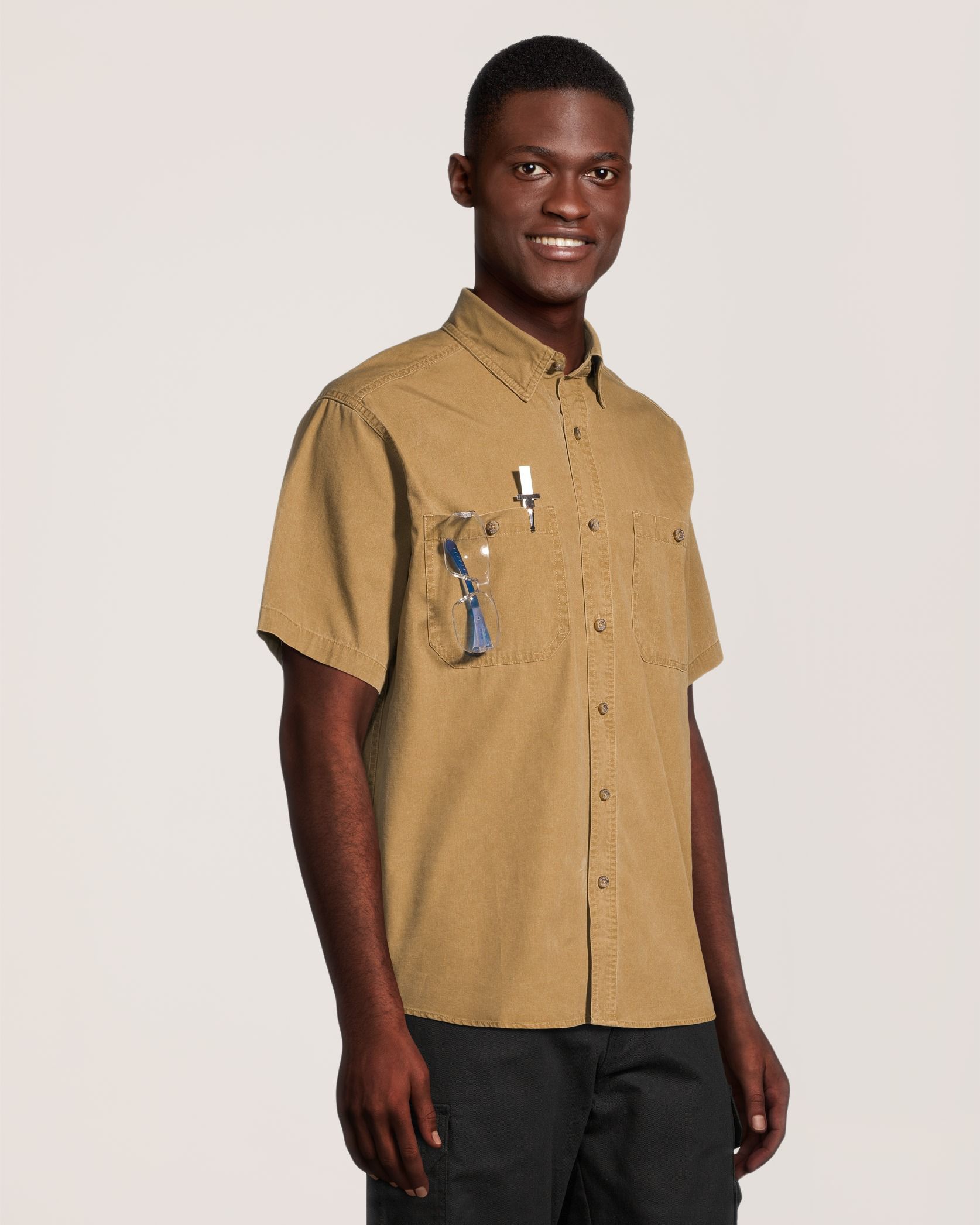 Dakota WorkPro Series Men's Pigment Dyed Work Shirt