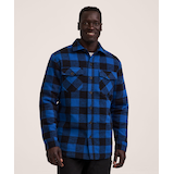 Dakota WorkPro Series Men's Outdoor Quilted Flannel Shirt Front_Angled_Right