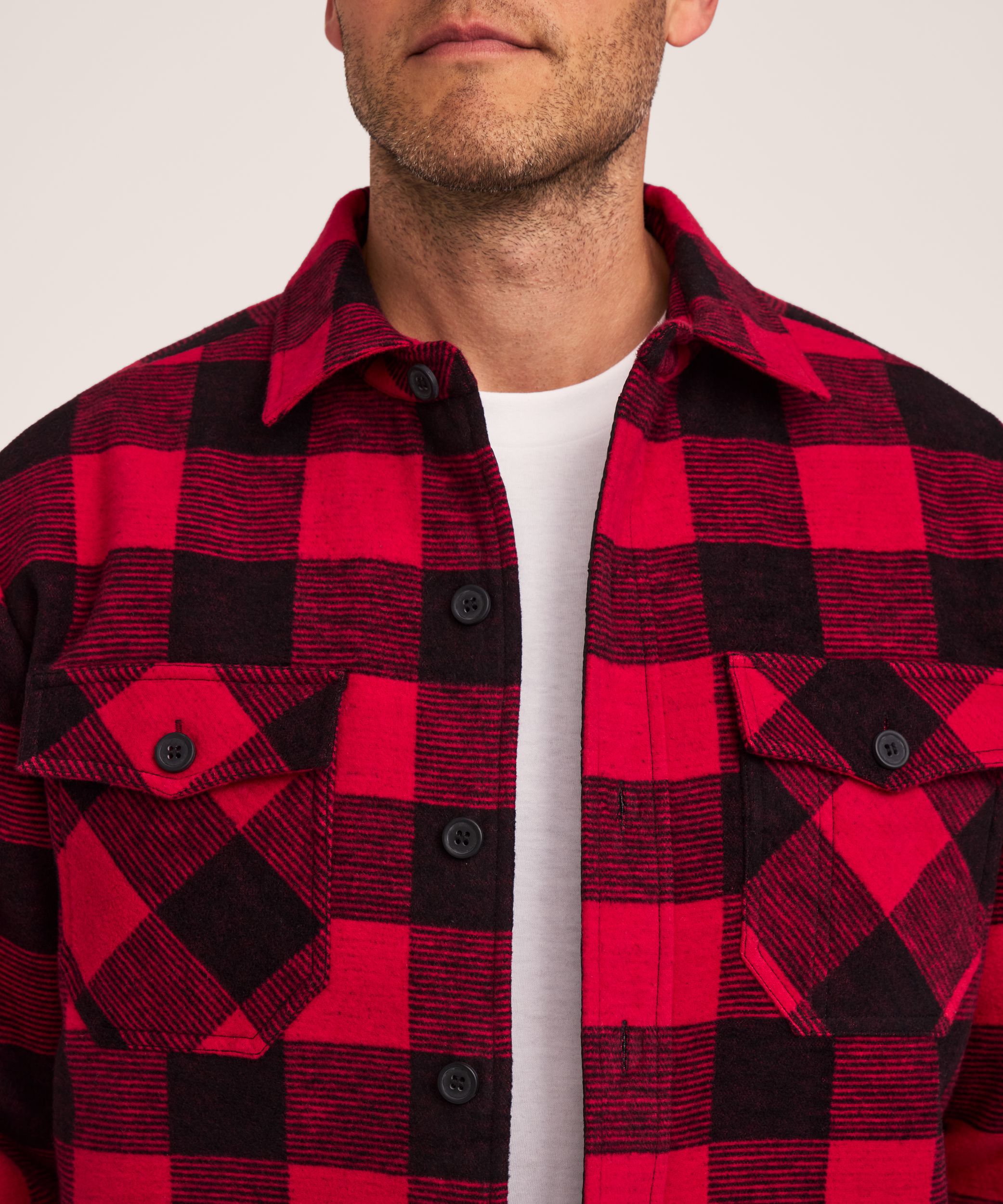 Chemise en flanelle d'extérieur matelassée pour hommes, série WorkPro, Dakota