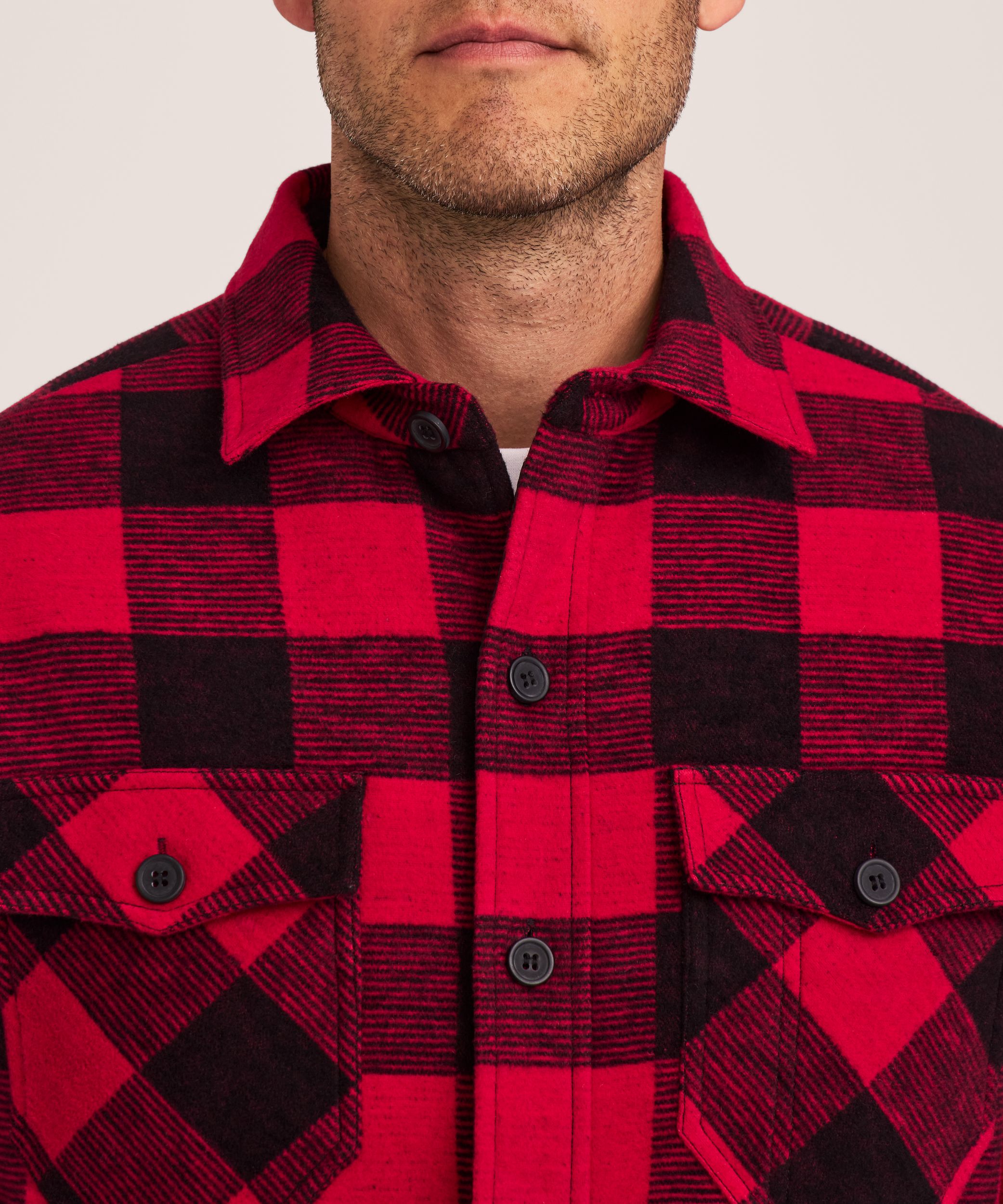 Chemise en flanelle d'extérieur matelassée pour hommes, série WorkPro, Dakota