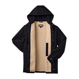 Veste en coutil doublée de sherpa pour hommes, Aggressor Front_Flat