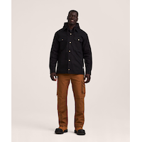 Veste en coutil doublée de sherpa pour hommes, Aggressor Front_Flat