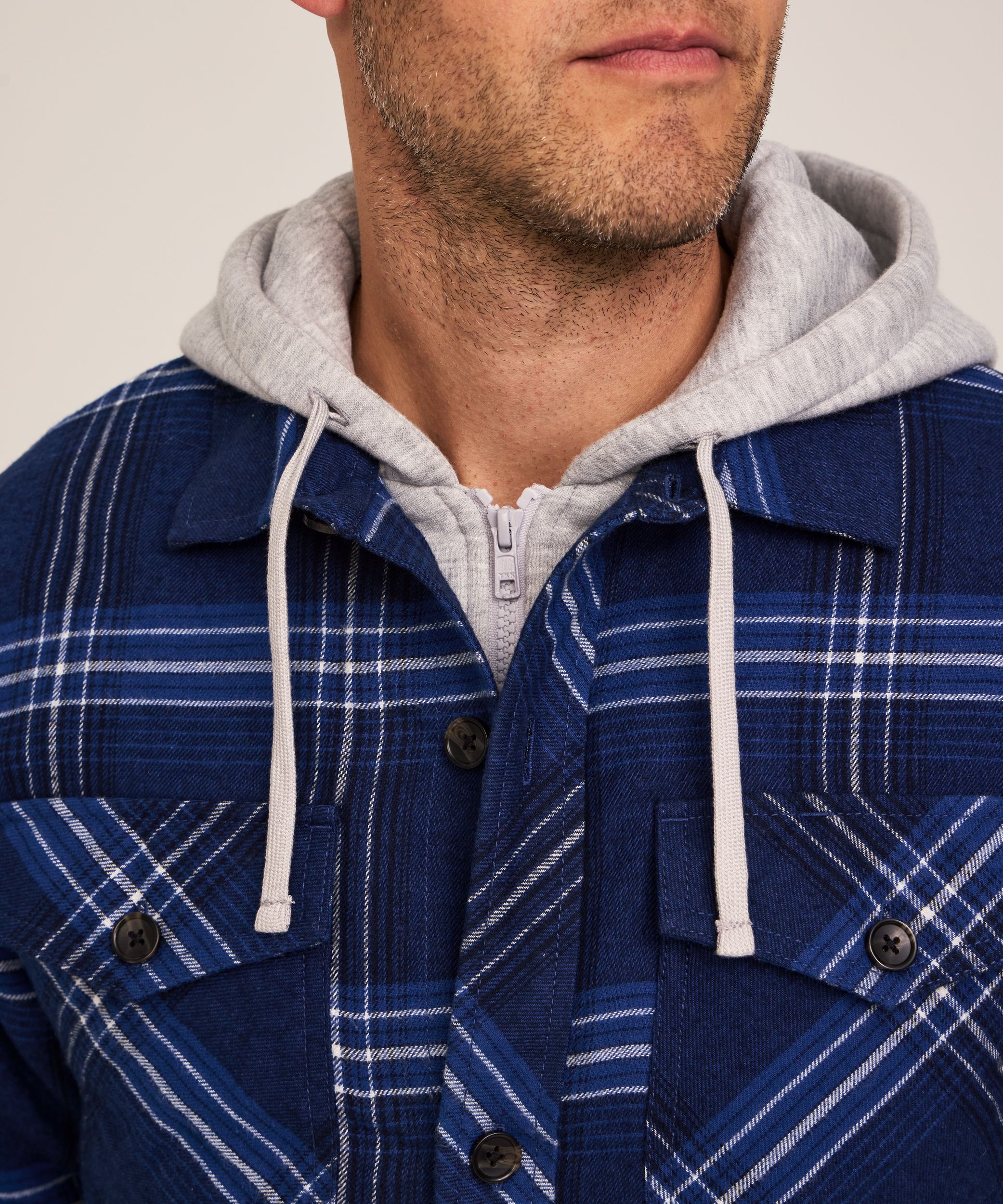 Dakota WorkPro Series Men's Quilted Flannel Hooded Work Shirt