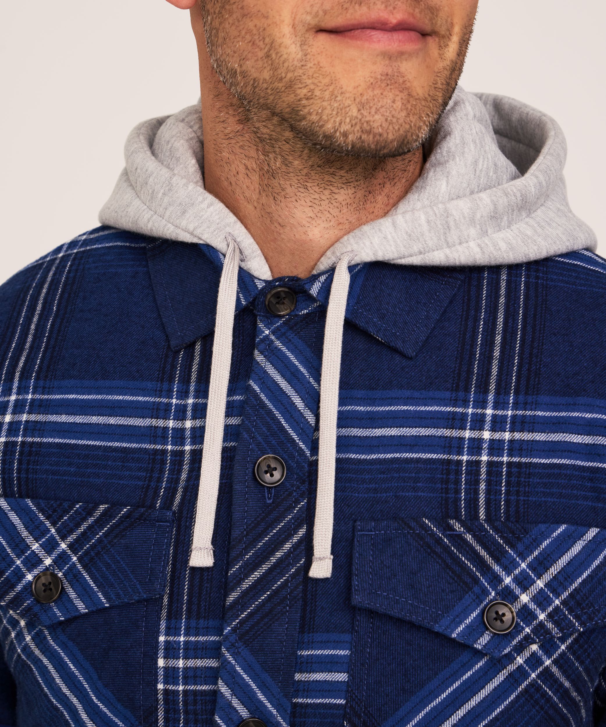 Dakota WorkPro Series Men's Quilted Flannel Hooded Work Shirt
