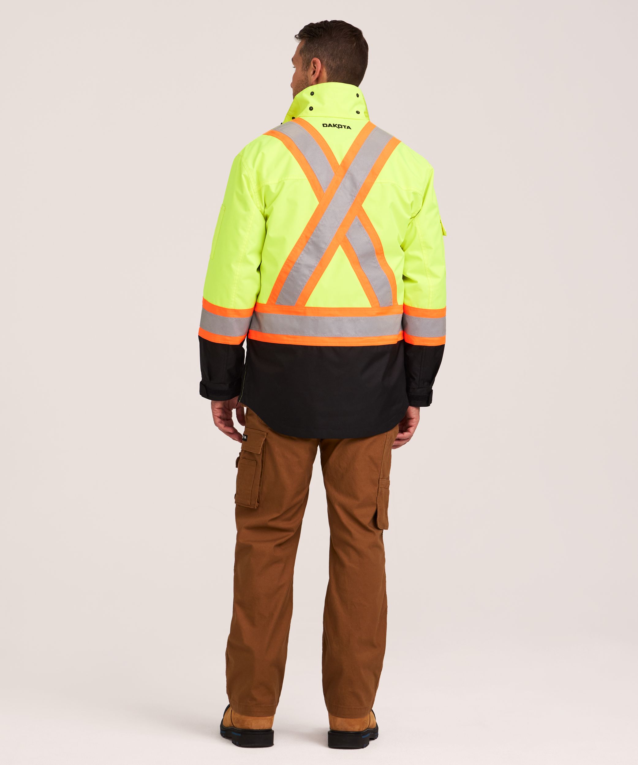 Dakota WorkPro Series Men's 3-in-1 Hi-Vis Jacket