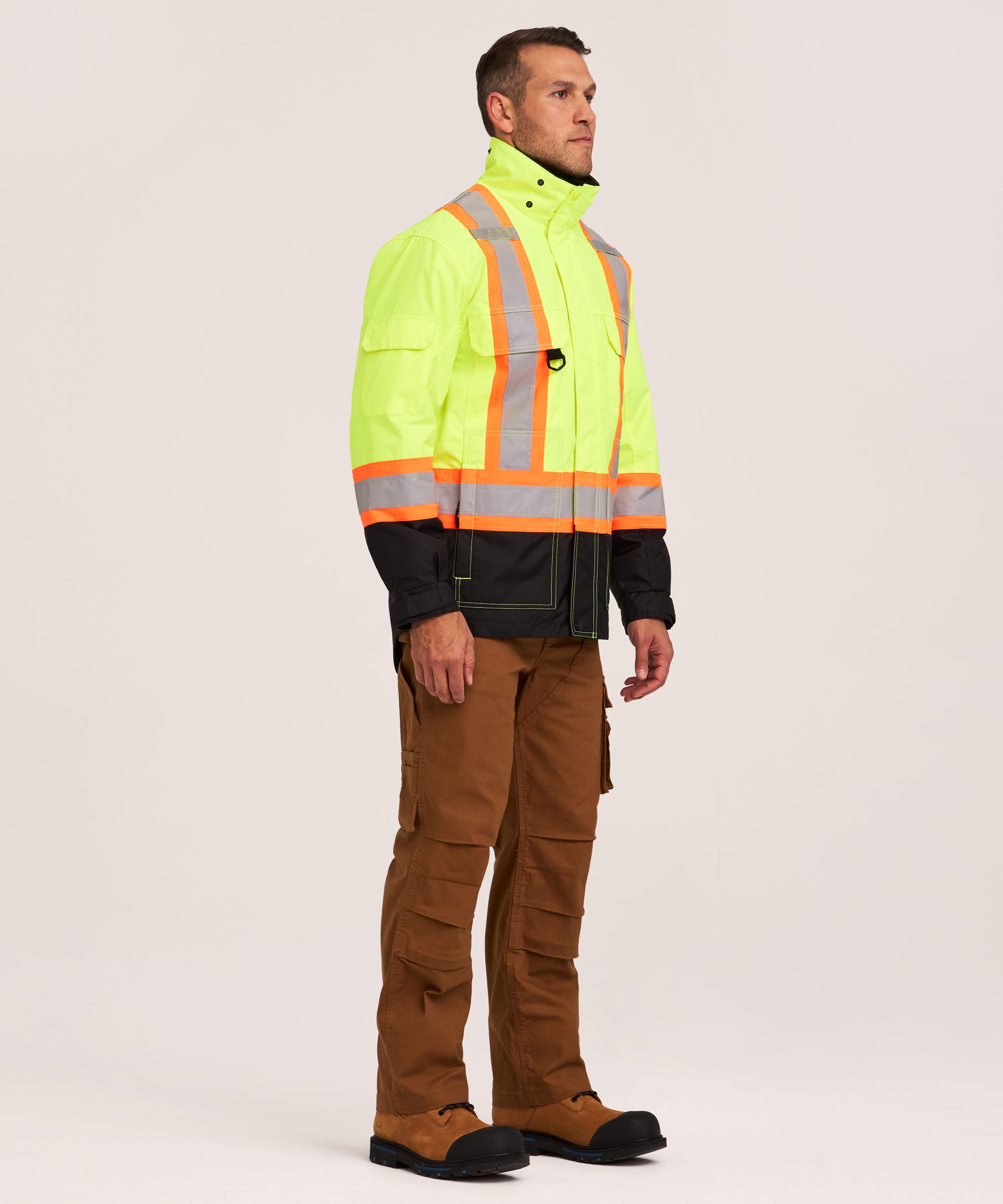 Dakota WorkPro Series Men's 3-in-1 Hi-Vis Jacket