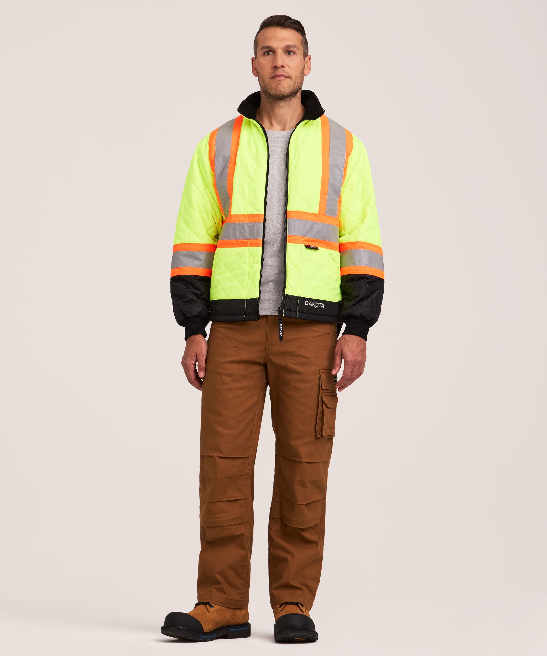 Dakota WorkPro Series Men's 3-in-1 Hi-Vis Jacket