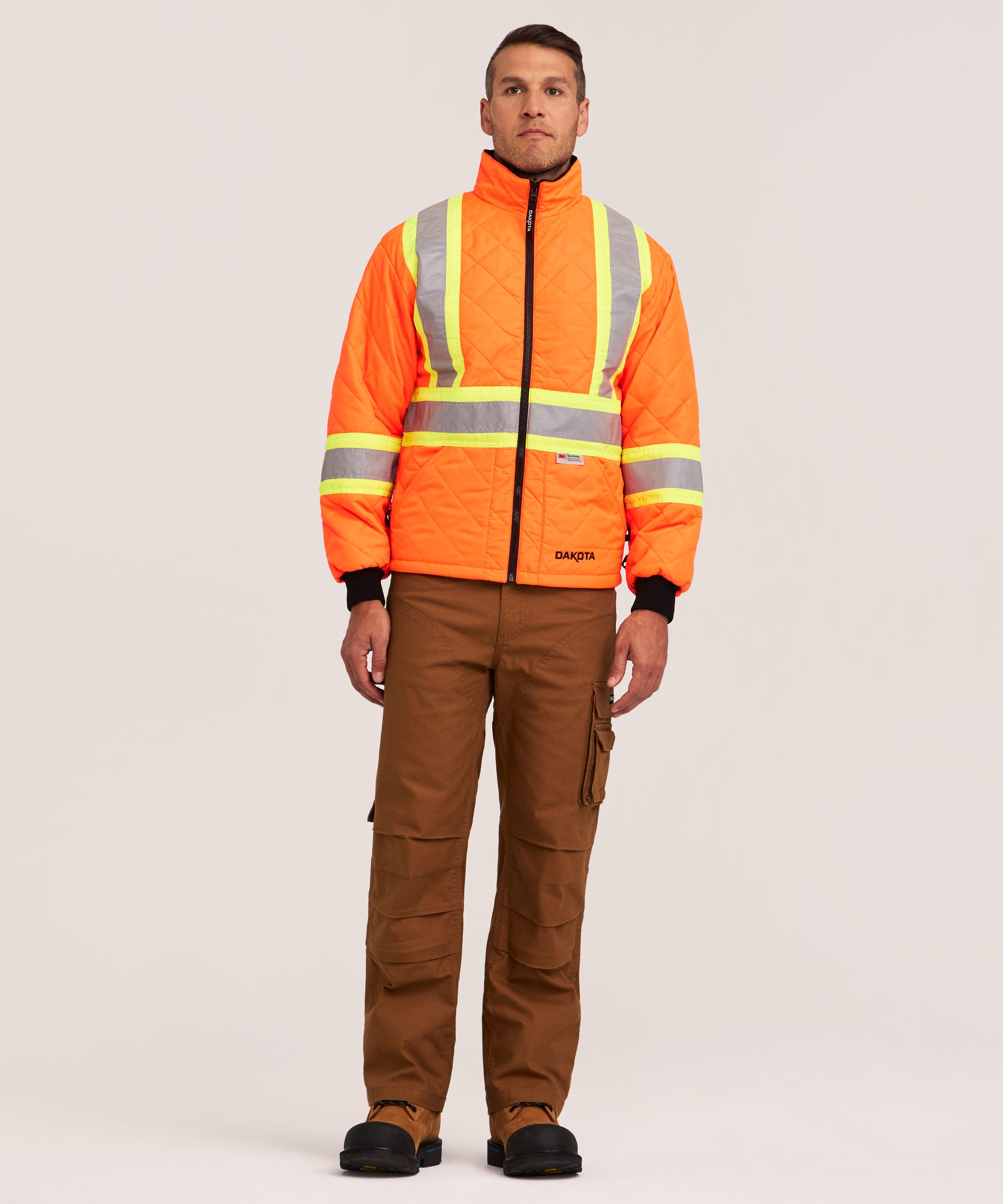 Dakota WorkPro Series Men's 3-in-1 Hi-Vis Jacket