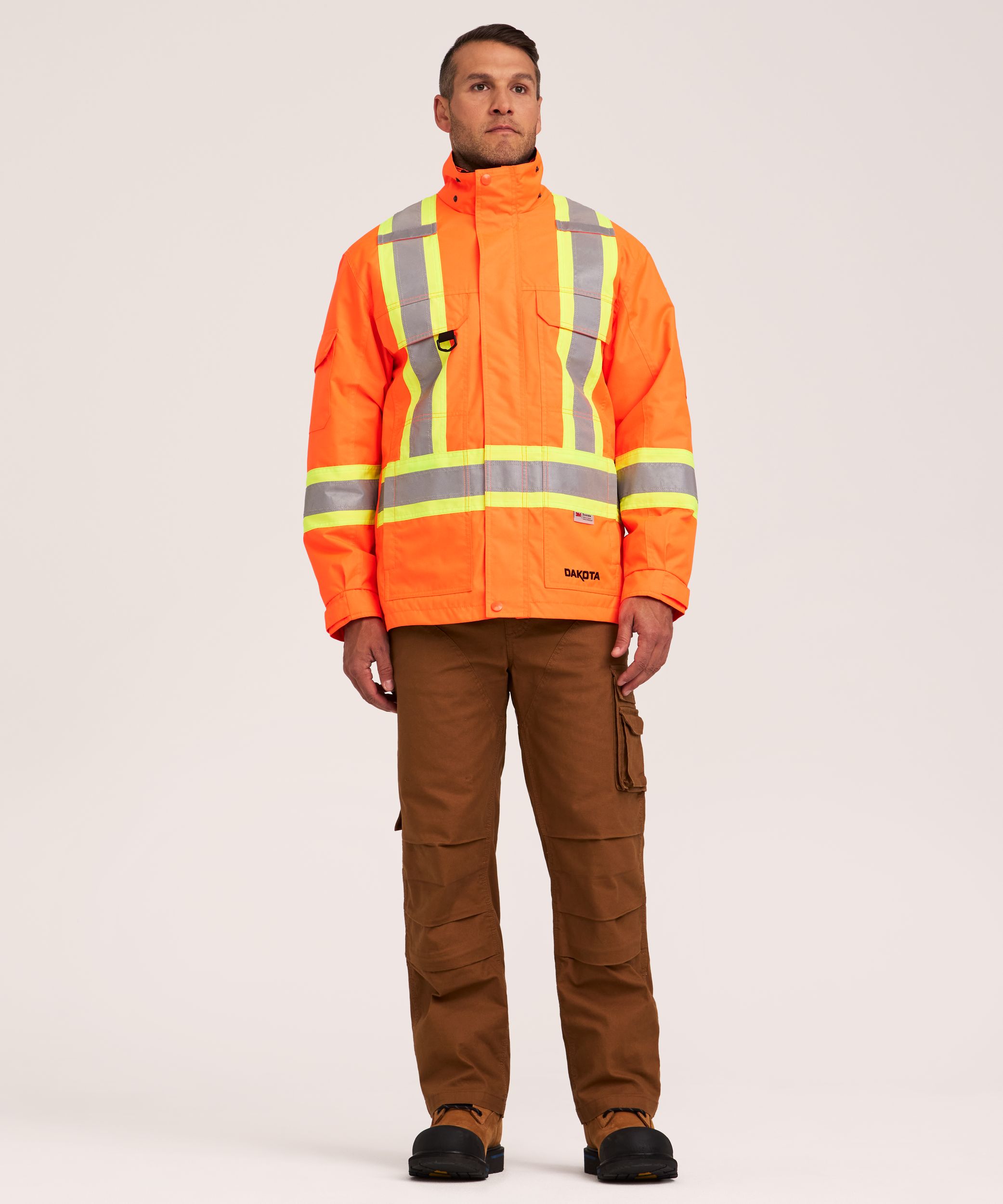 Dakota WorkPro Series Men's 3-in-1 Hi-Vis Jacket