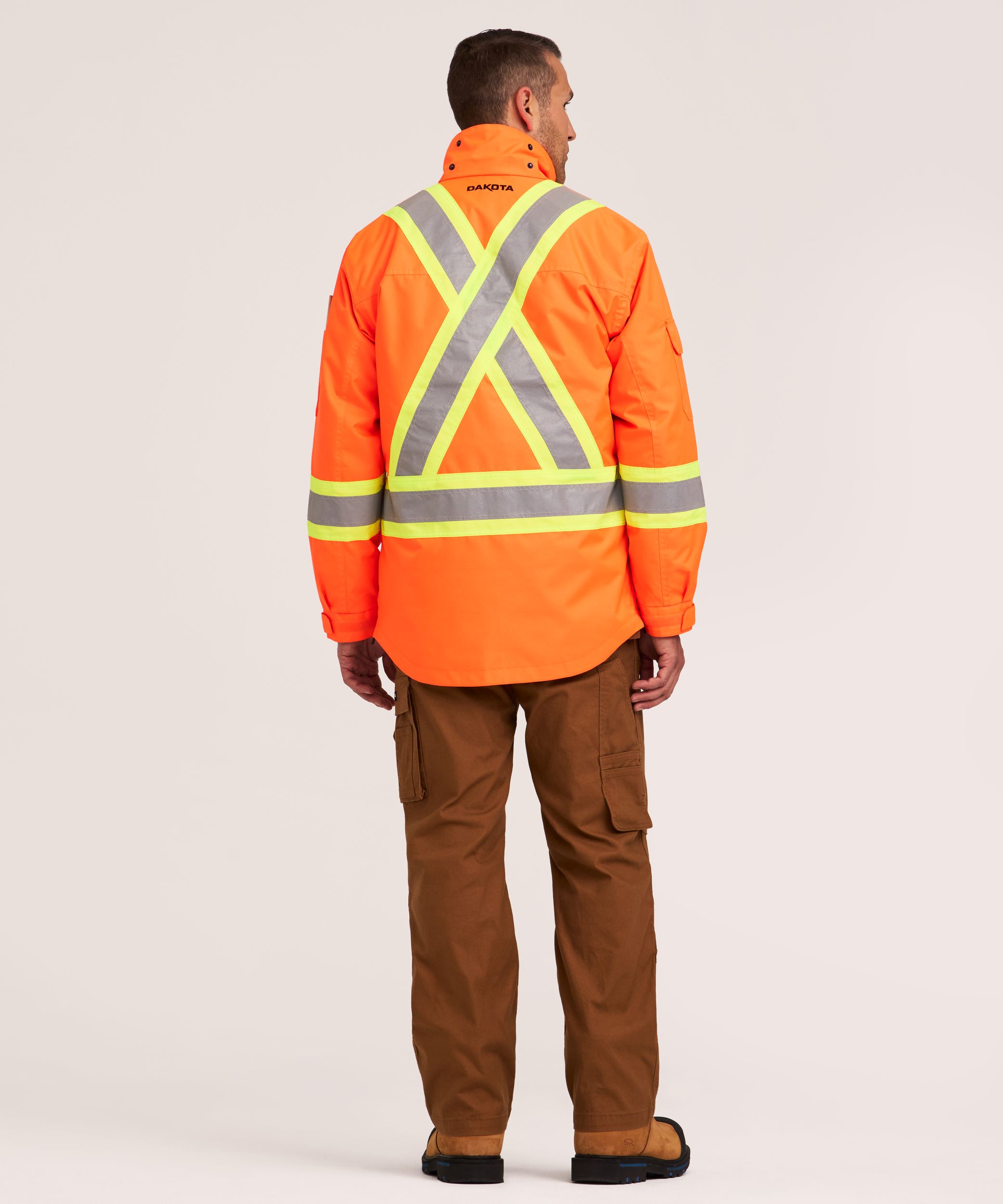 Dakota WorkPro Series Men's 3-in-1 Hi-Vis Jacket
