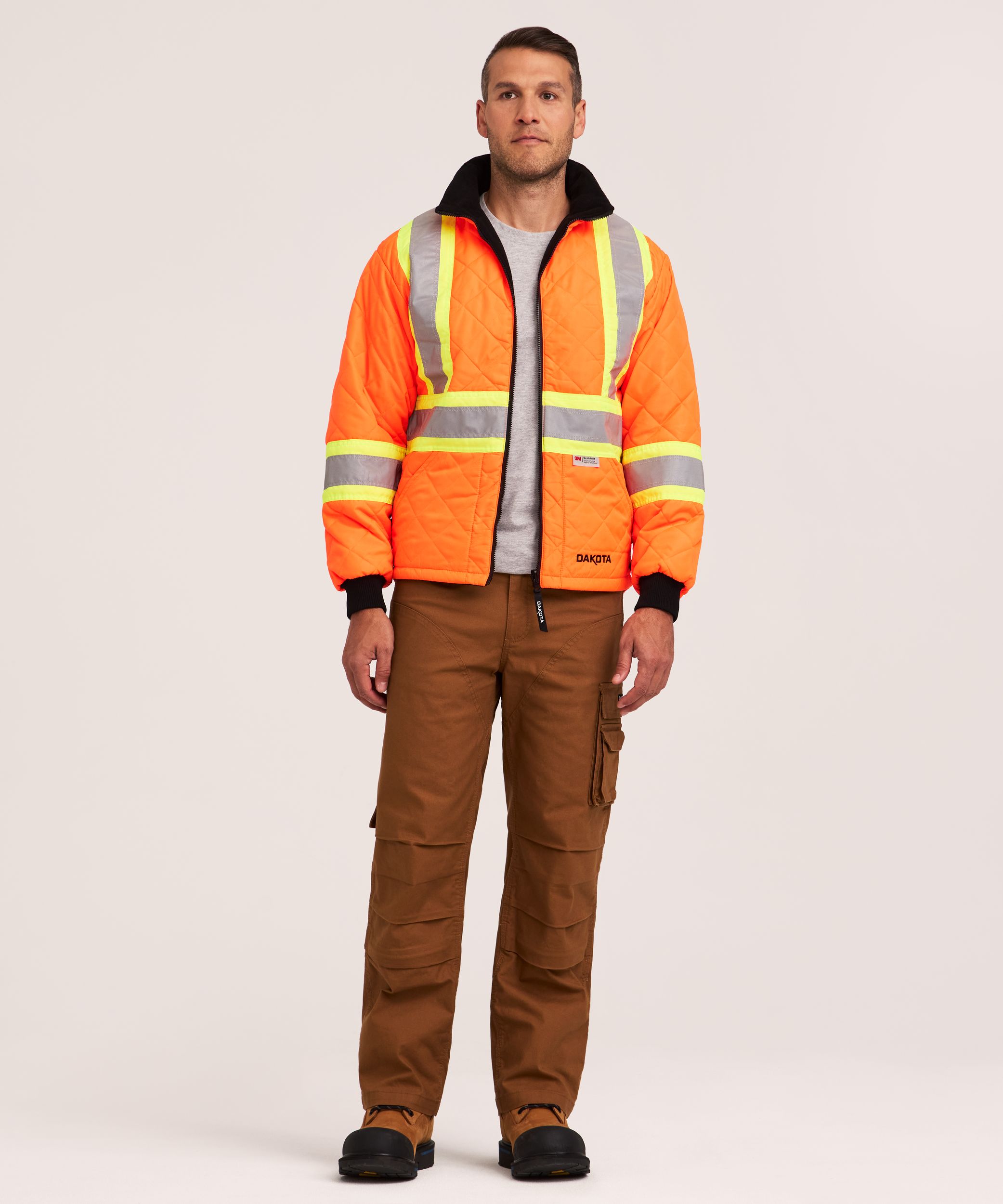 Dakota WorkPro Series Men's 3-in-1 Hi-Vis Jacket