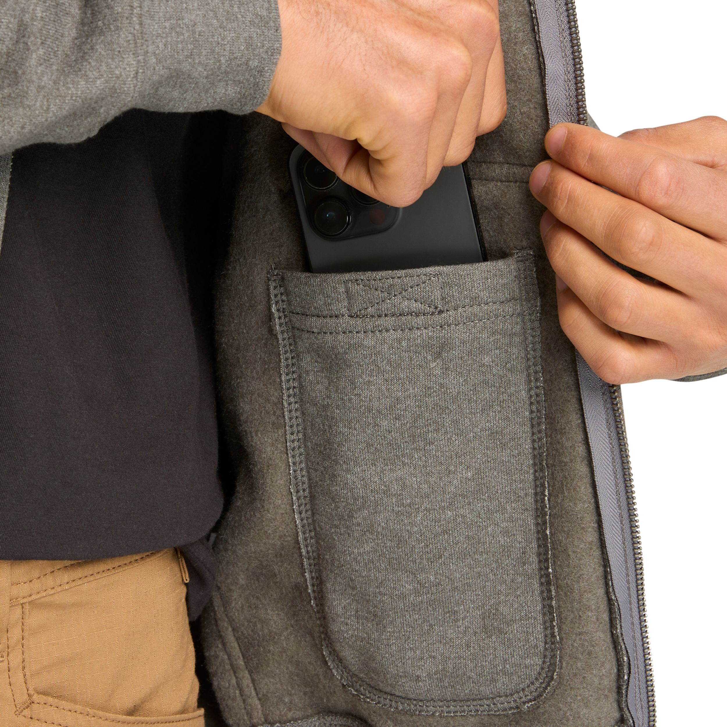 Chandail en molleton avec glissière pleine longueur pour hommes, Hood Honcho, Timberland PRO