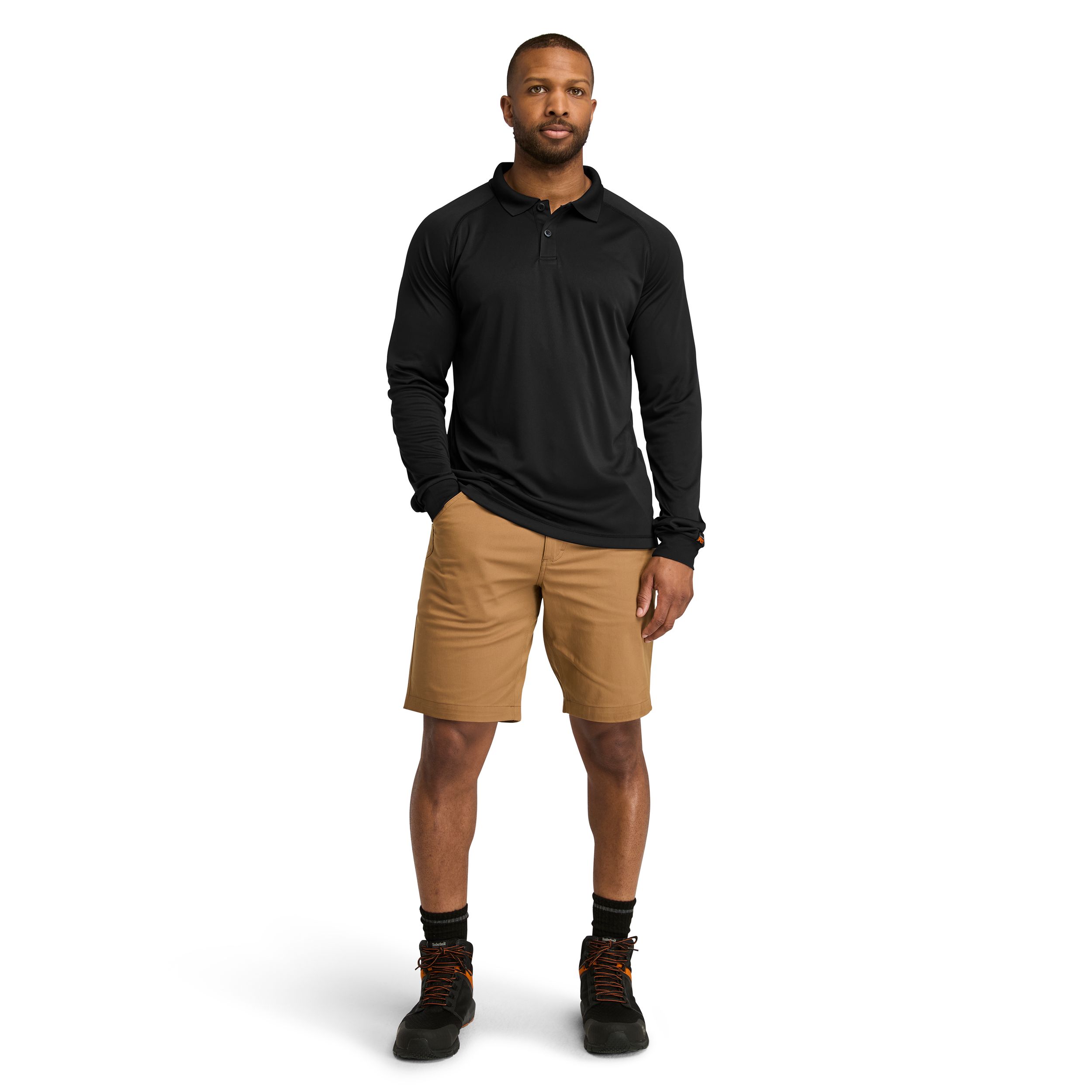 Timberland Pro Men's Long Sleeve Polo Shirt