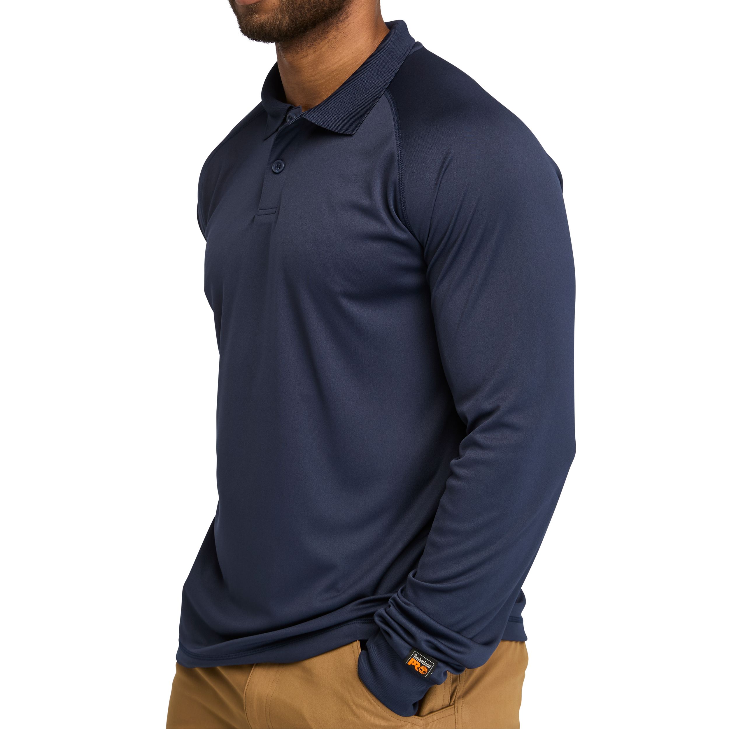 Timberland Pro Men's Long Sleeve Polo Shirt