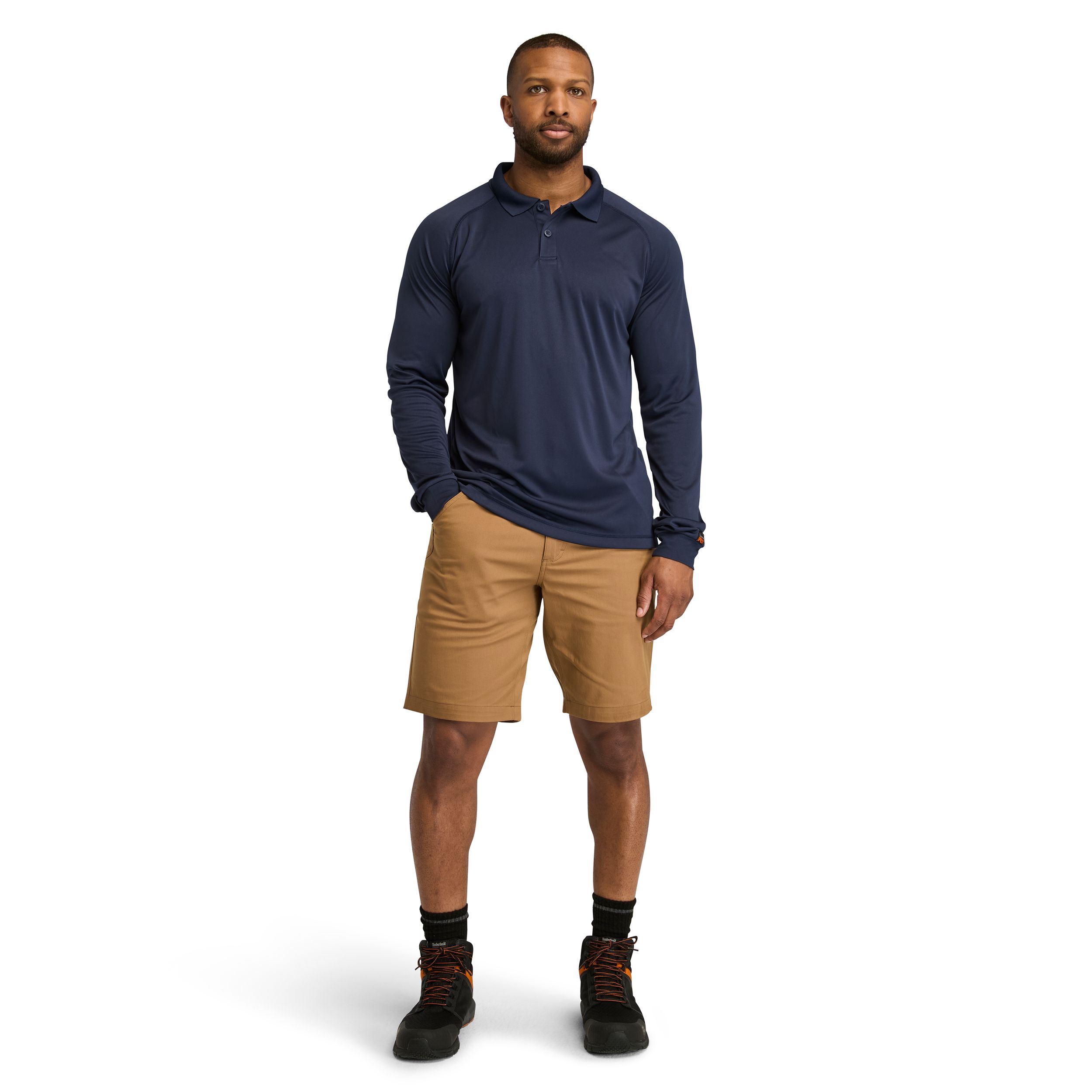 Timberland Pro Men's Long Sleeve Polo Shirt