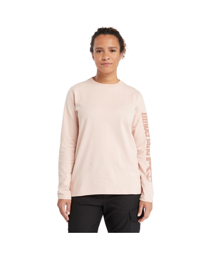 Timberland PRO Women's Sleeve Logo Long Sleeve T Shirt