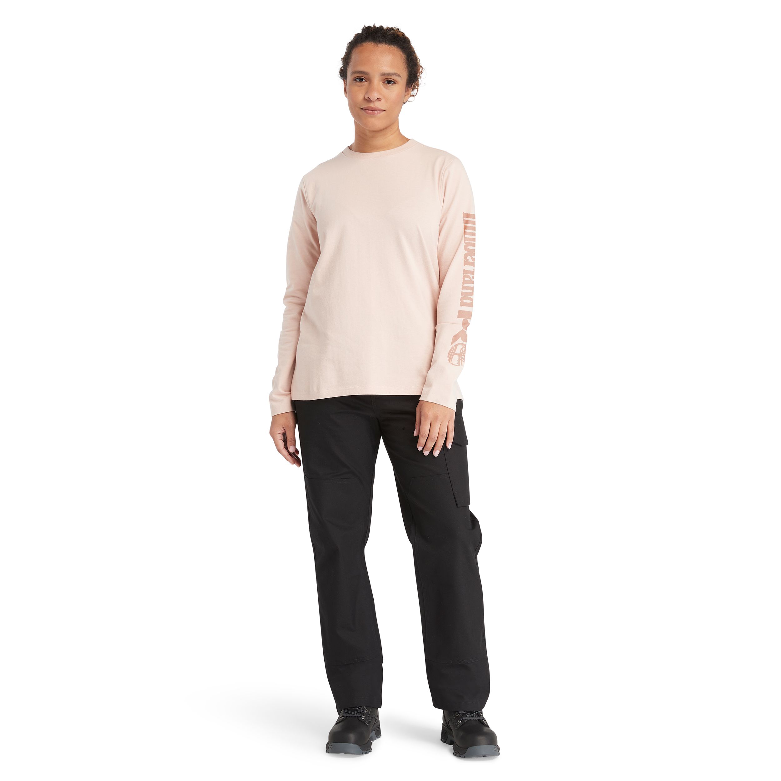 Timberland PRO Women's Sleeve Logo Long Sleeve T Shirt