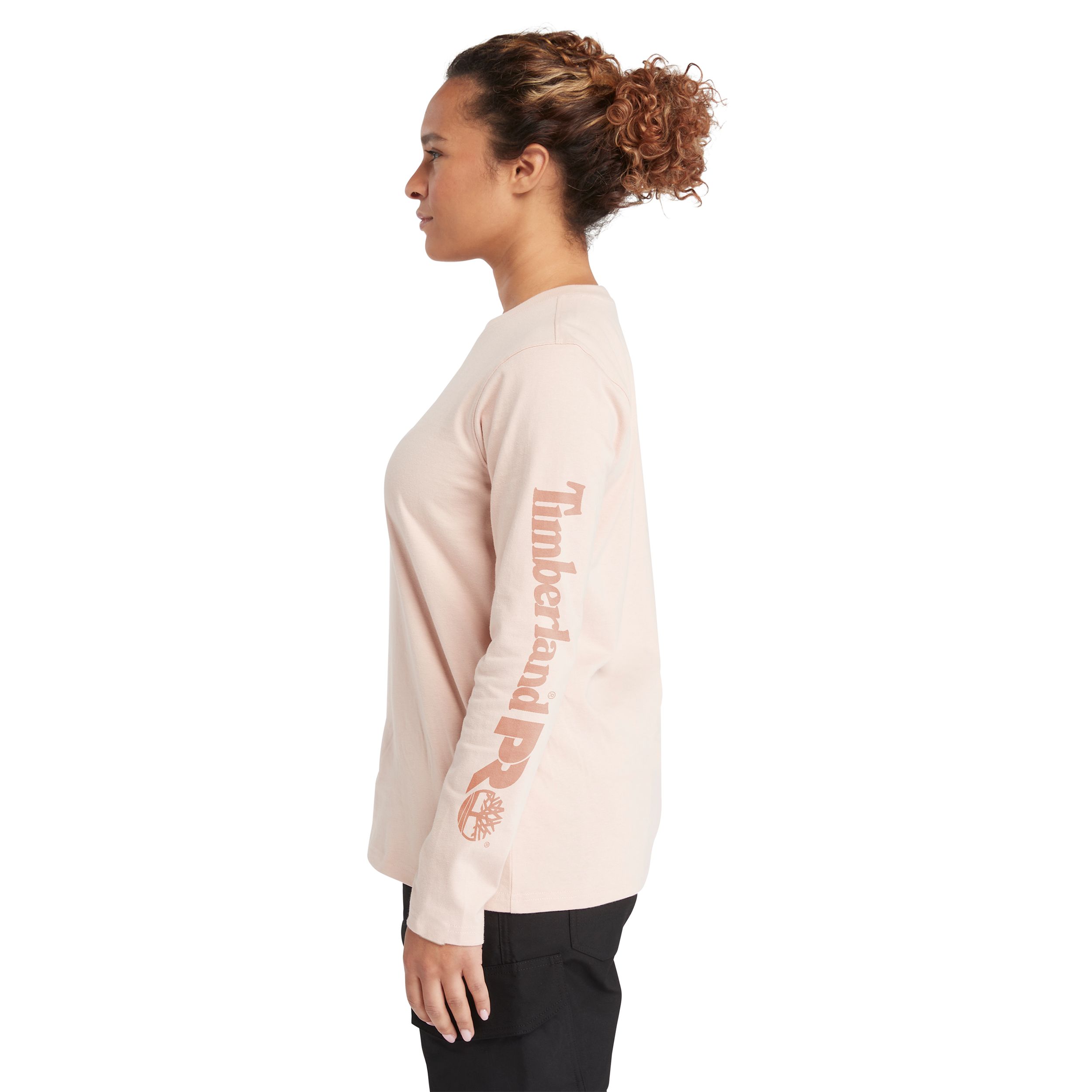 Timberland PRO Women's Sleeve Logo Long Sleeve T Shirt