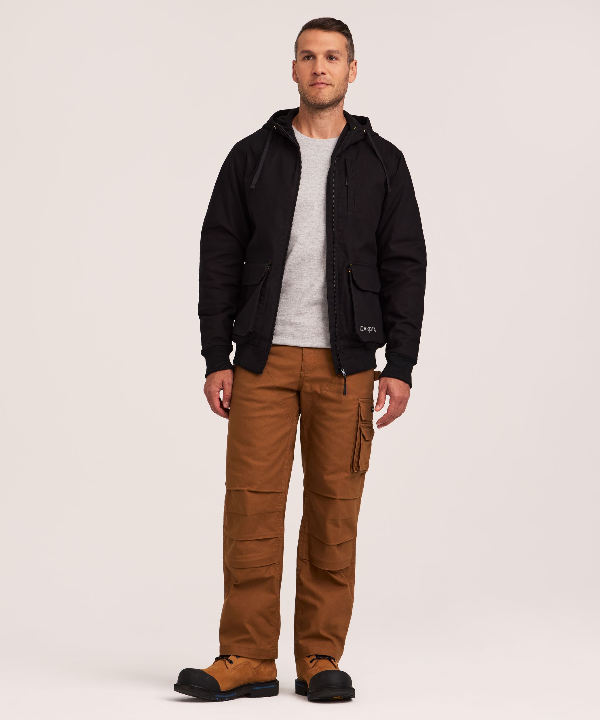 Blouson aviateur T-Max Heat pour hommes, série WorkPro, Dakota