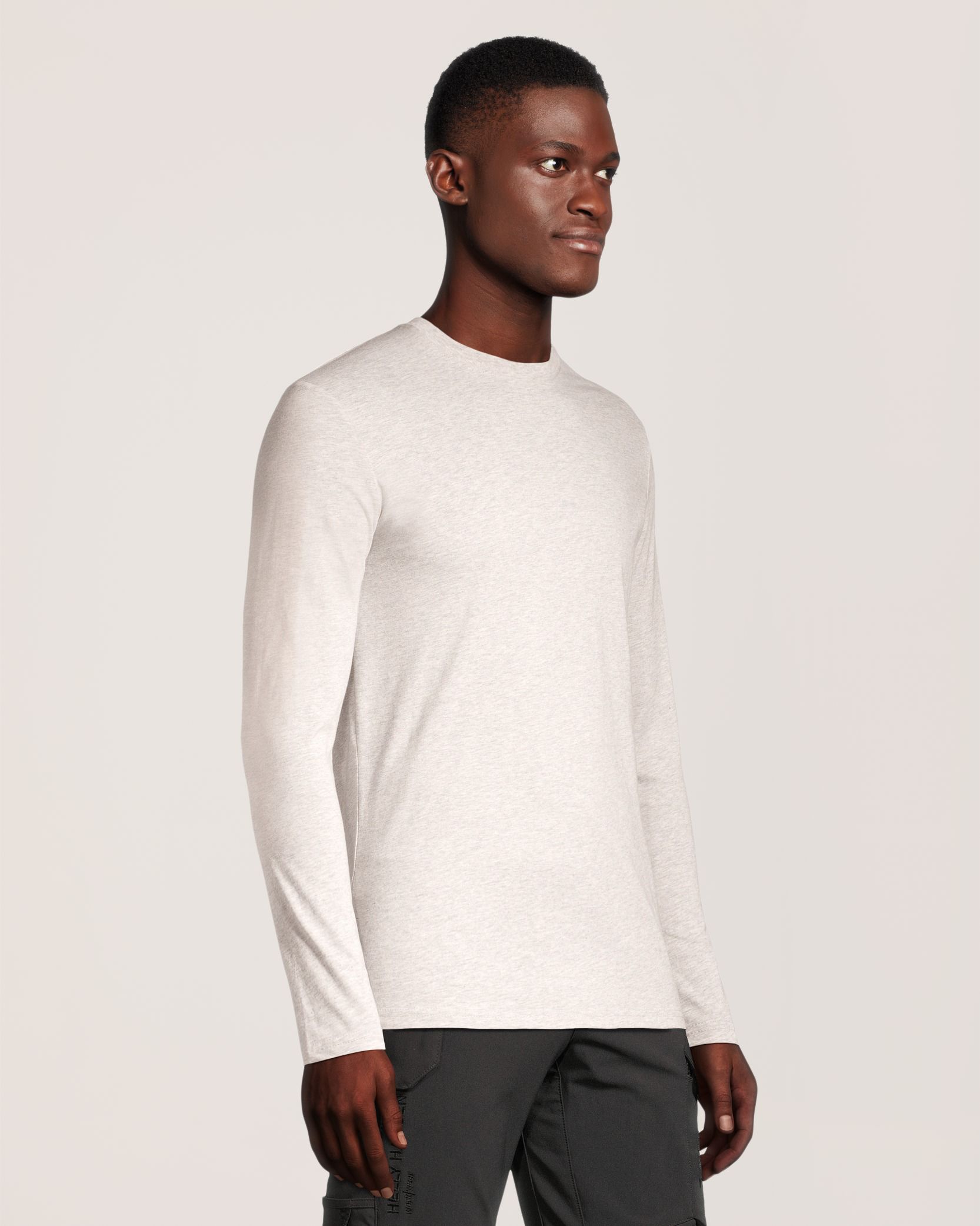 T-shirt à logo classique et à manches longues pour hommes, Helly Hansen