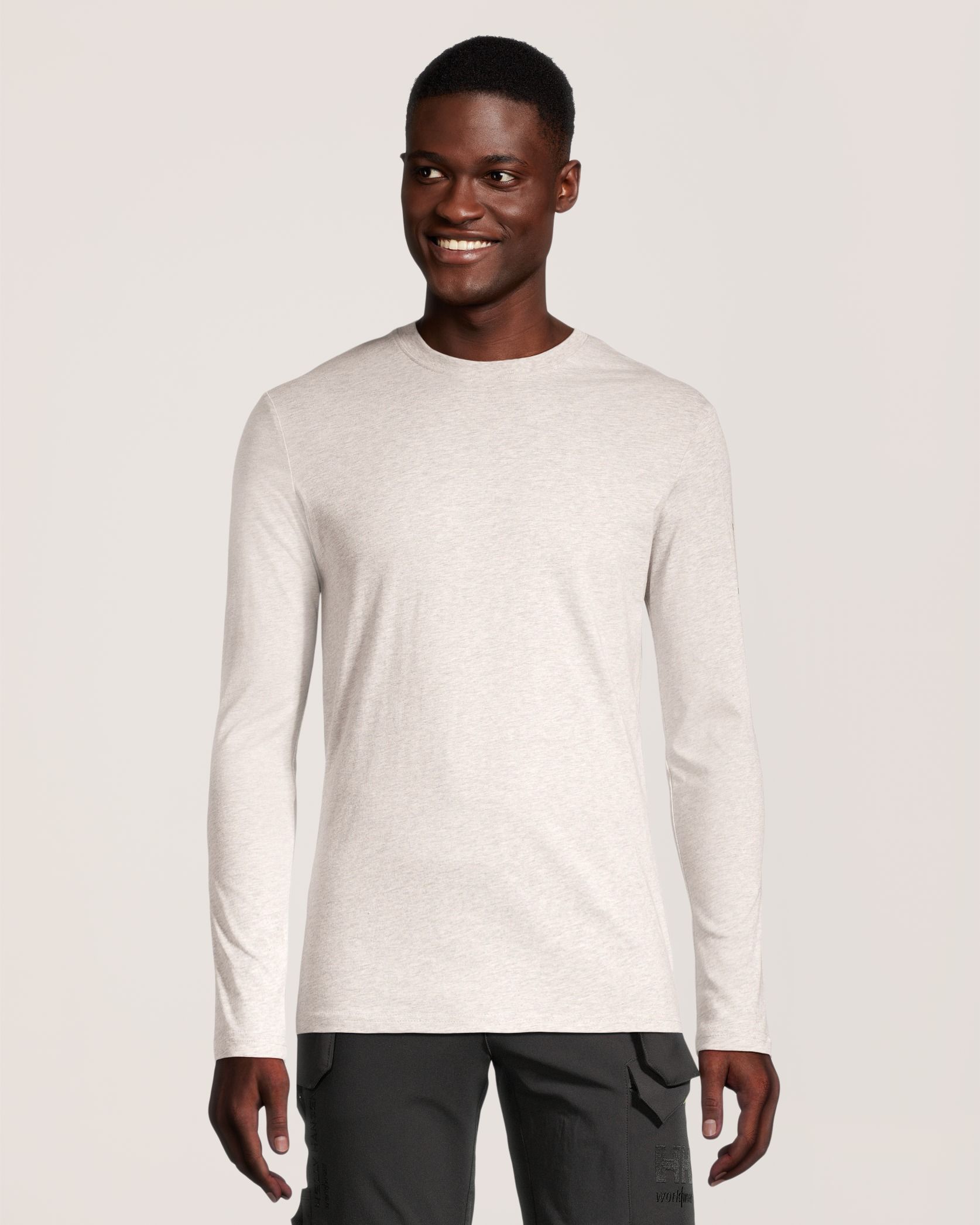 T-shirt à logo classique et à manches longues pour hommes, Helly Hansen