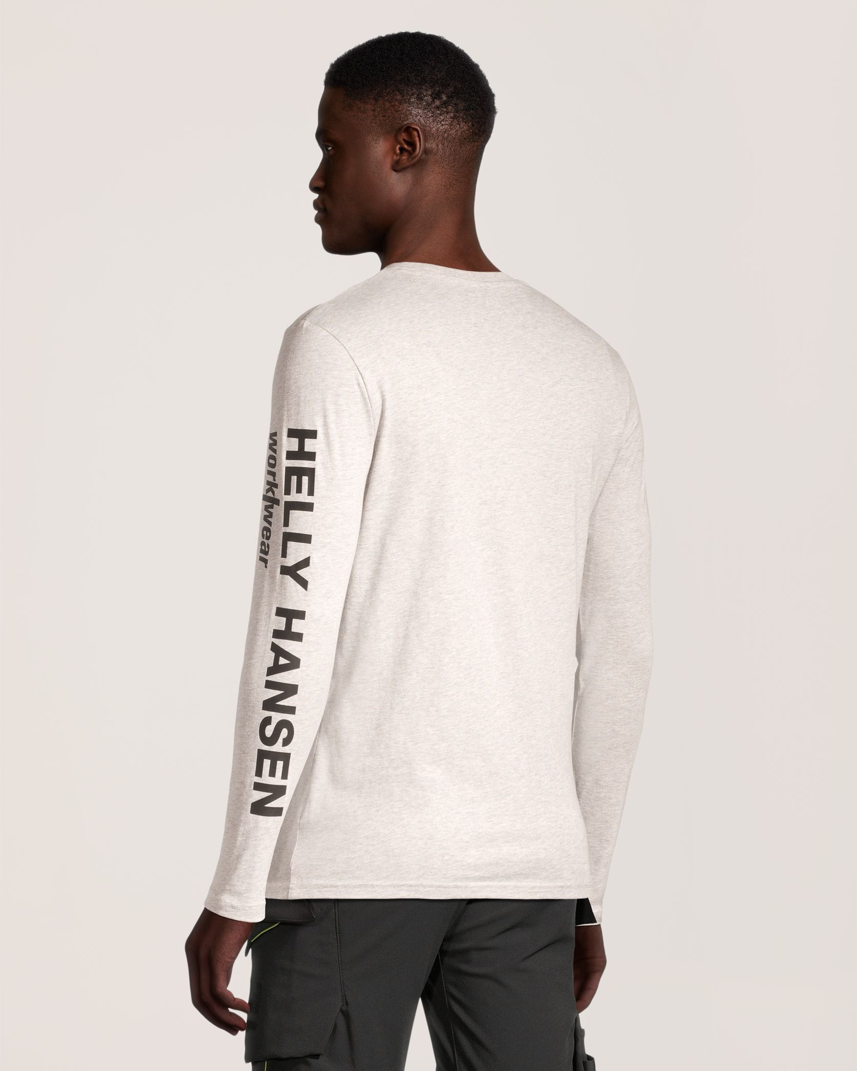 T-shirt à logo classique et à manches longues pour hommes, Helly Hansen