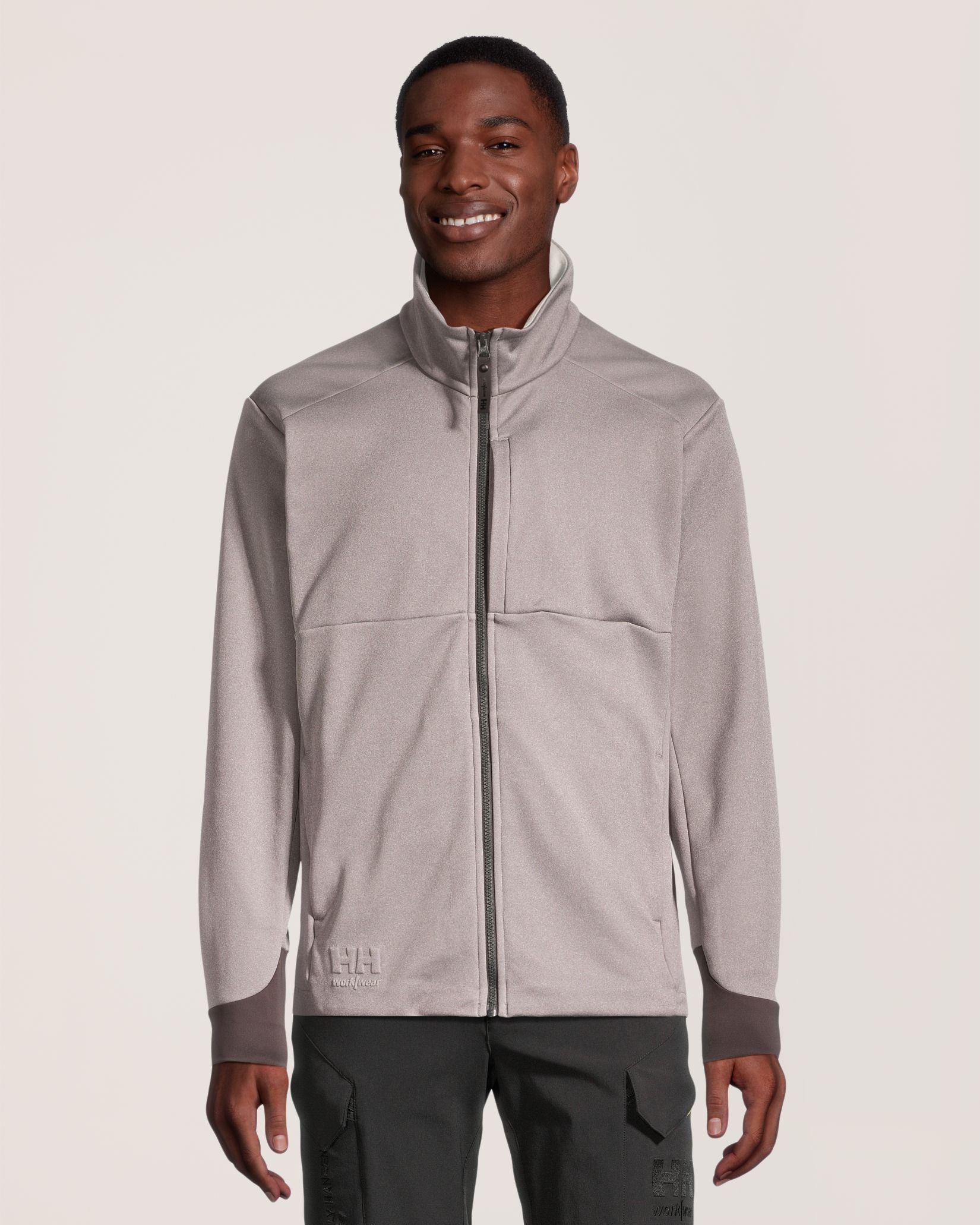 Veste intermédiaire technique en molleton et à glissière pleine longueur pour hommes, Helly Hansen