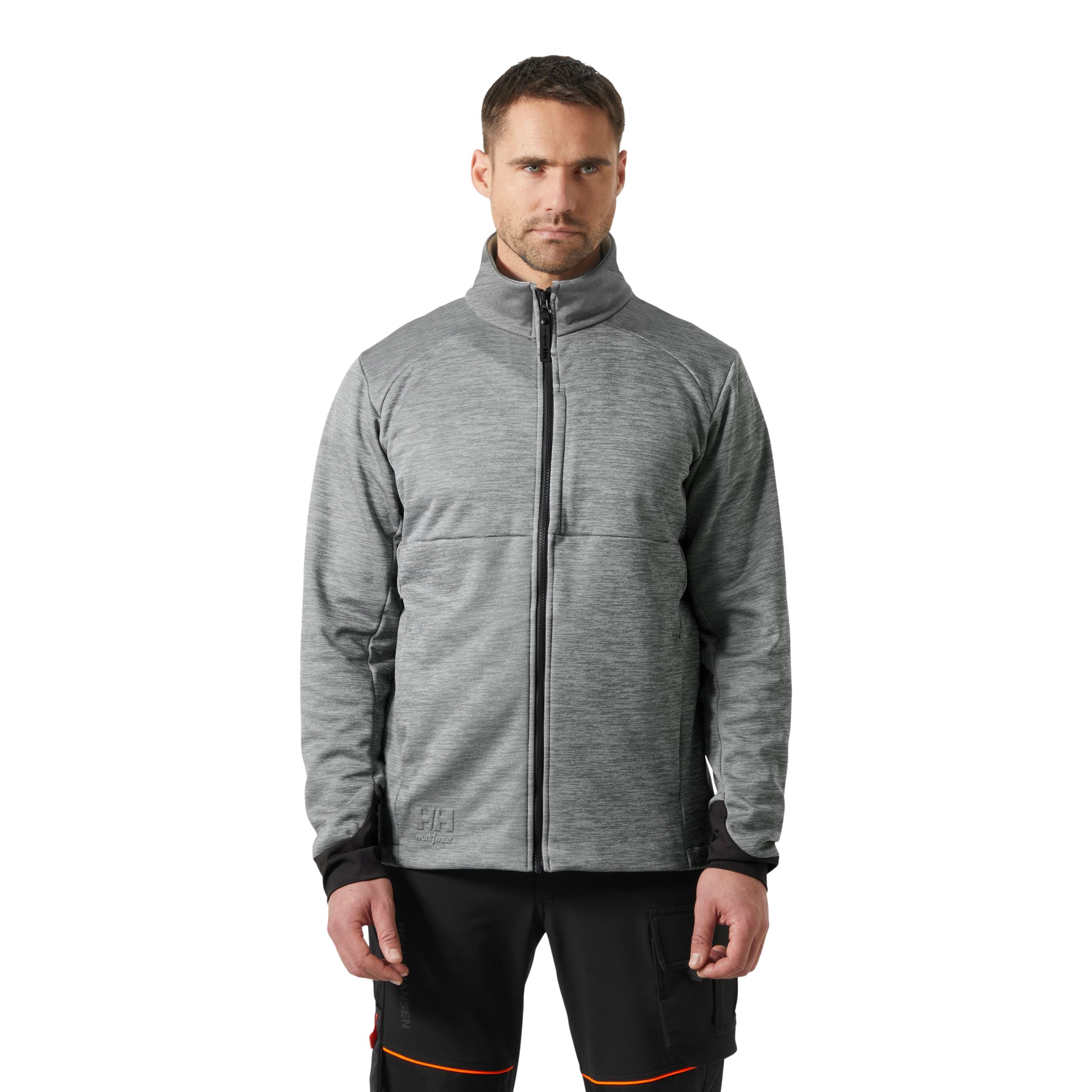 Veste intermédiaire technique en molleton et à glissière pleine longueur pour hommes, Helly Hansen