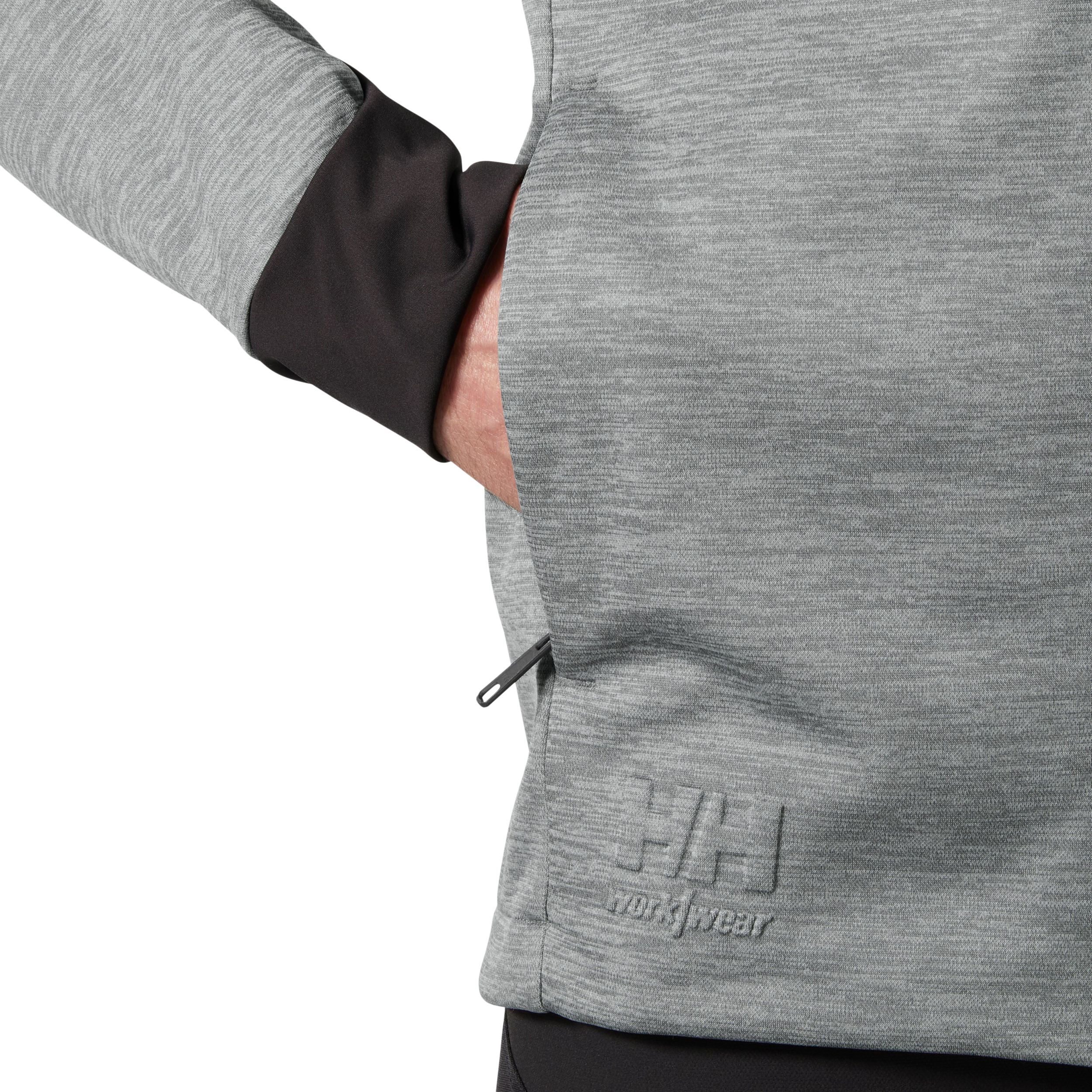 Veste intermédiaire technique en molleton et à glissière pleine longueur pour hommes, Helly Hansen