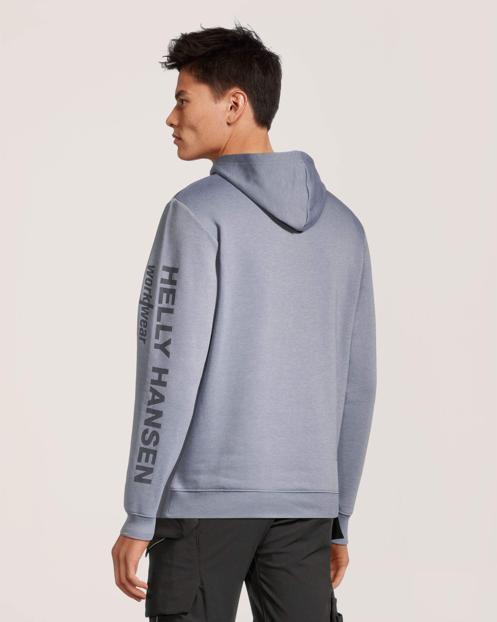 Chandail à capuche classique à logo sur la manche pour hommes, Helly Hansen