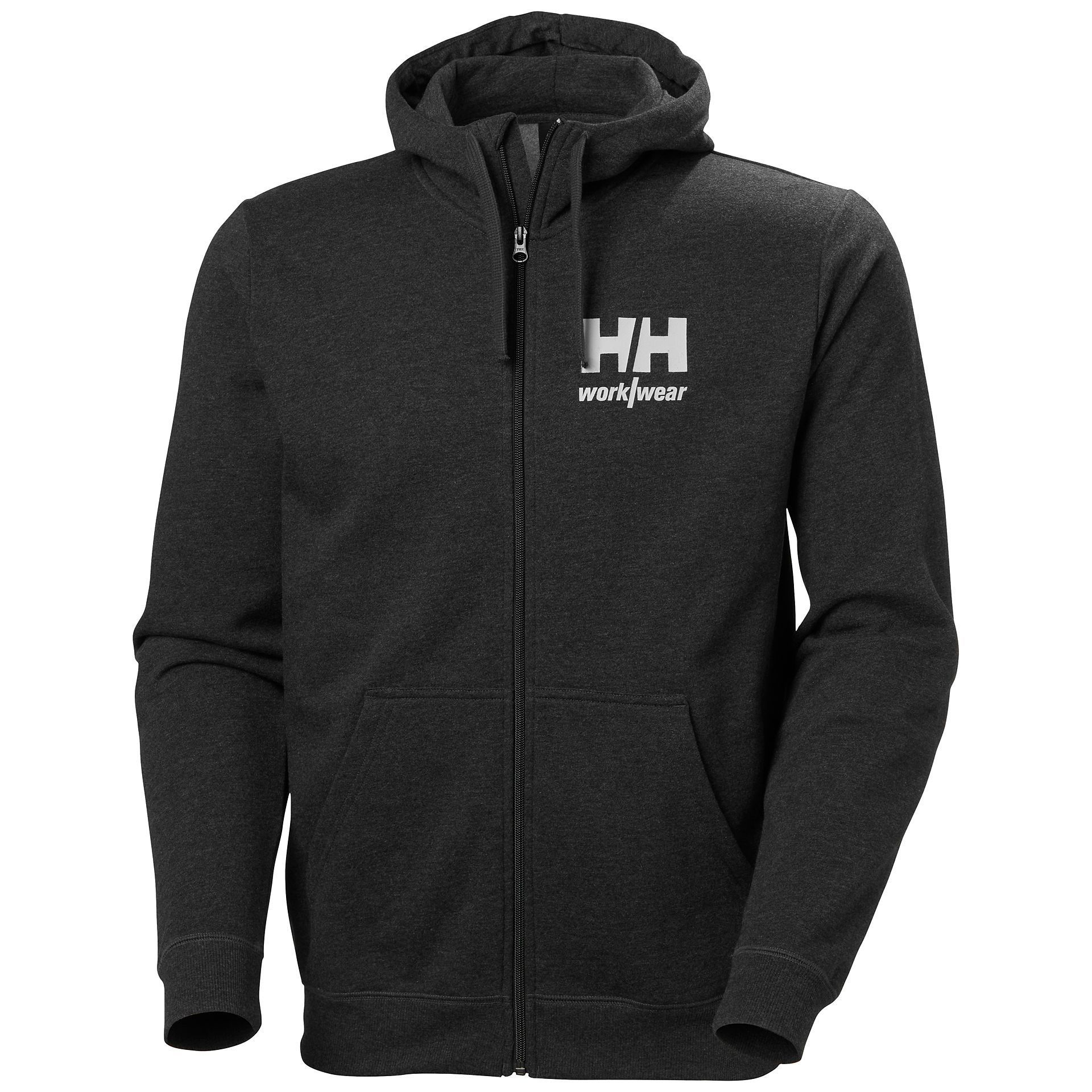 Chandail en molleton à capuche avec glissière pleine longueur et logo HH classique pour hommes, Helly Hansen Workwear