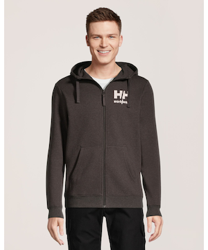 Helly Hansen Workwear Men's HH Classic Logo Full-Zip Hooded Sweatshirt