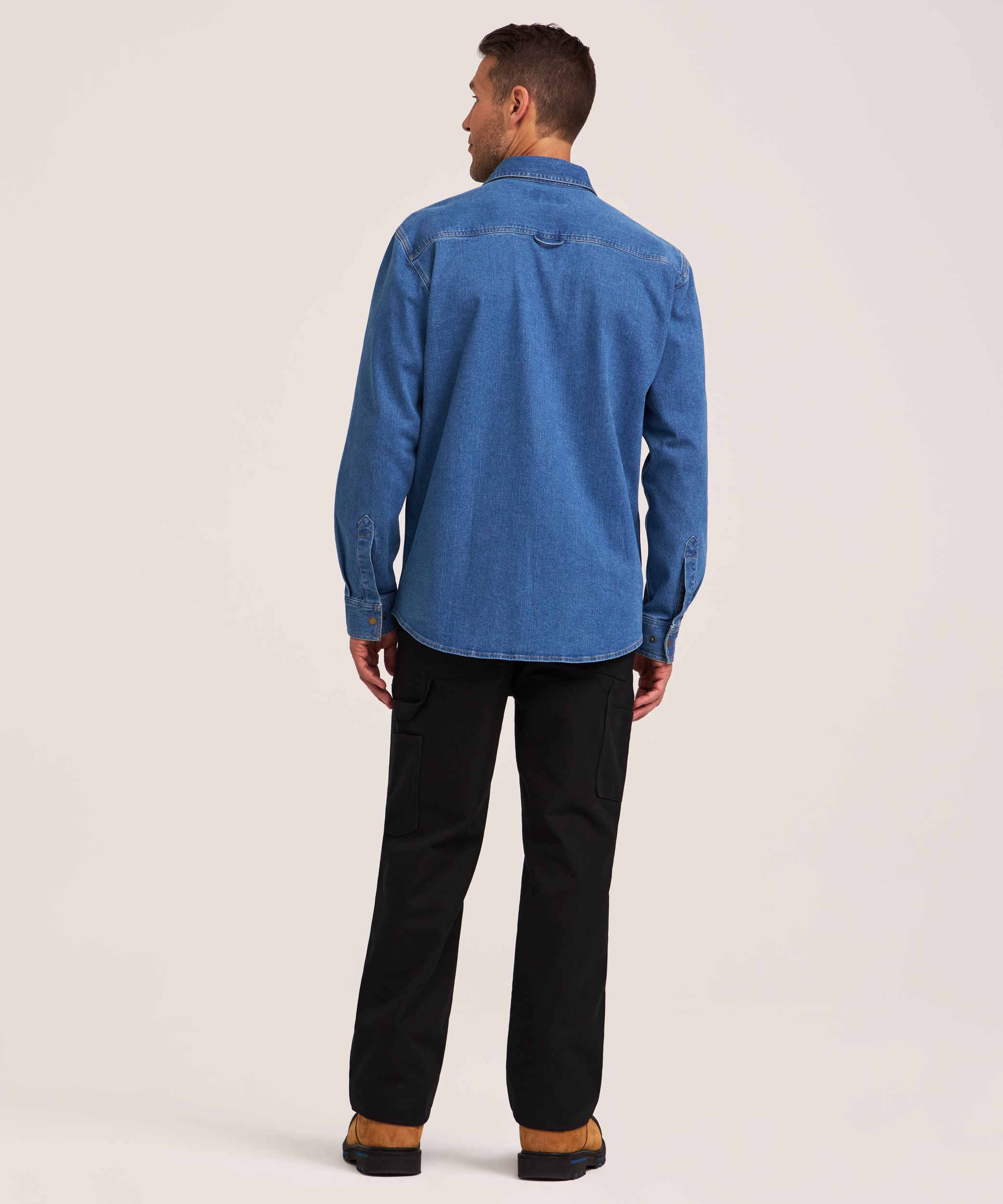 Dakota WorkPro Series Men's Snap Up Denim Shirt