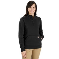 Carhartt Women's Quarter Zip Sweatshirt Front_Flat