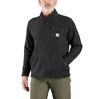 Carhartt Men's Quarter Zip Fleece Sweater Front_Flat