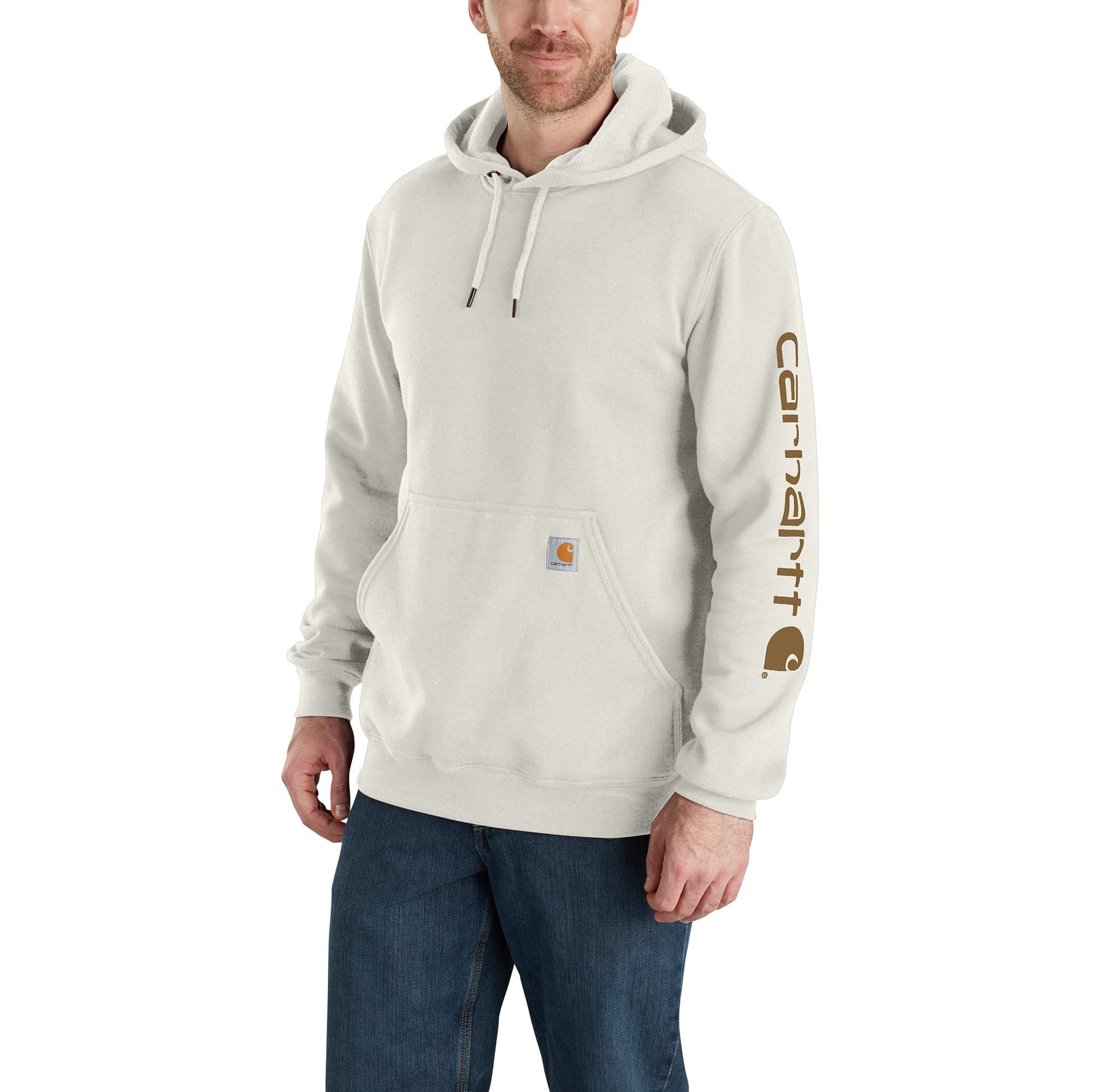Carhartt Men's Logo Sleeve Pullover Hoodie