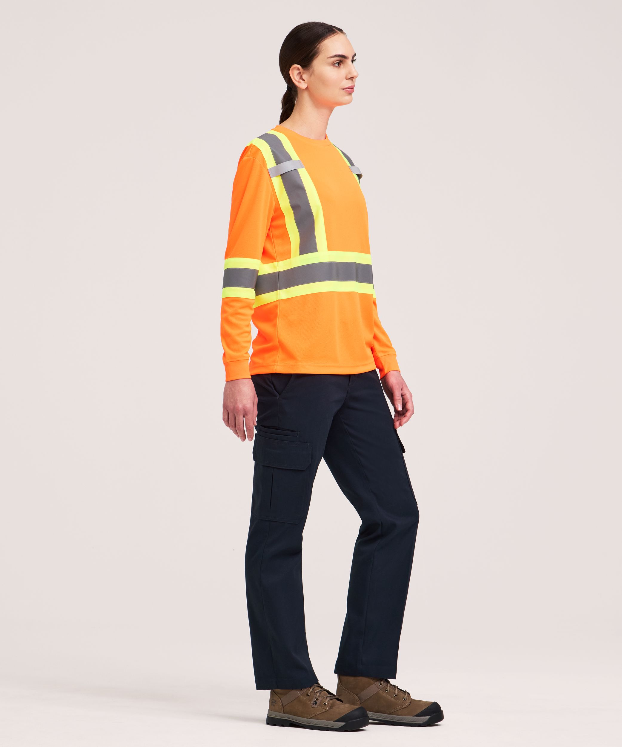 Dakota WorkPro Series Women's Hi-Vis Long Sleeve T-Shirt