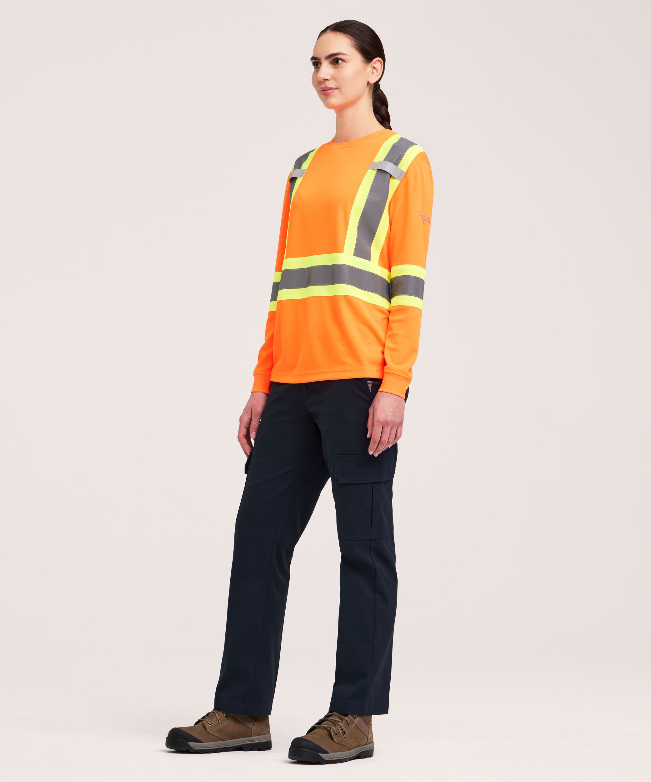 Dakota WorkPro Series Women's Hi-Vis Long Sleeve T-Shirt
