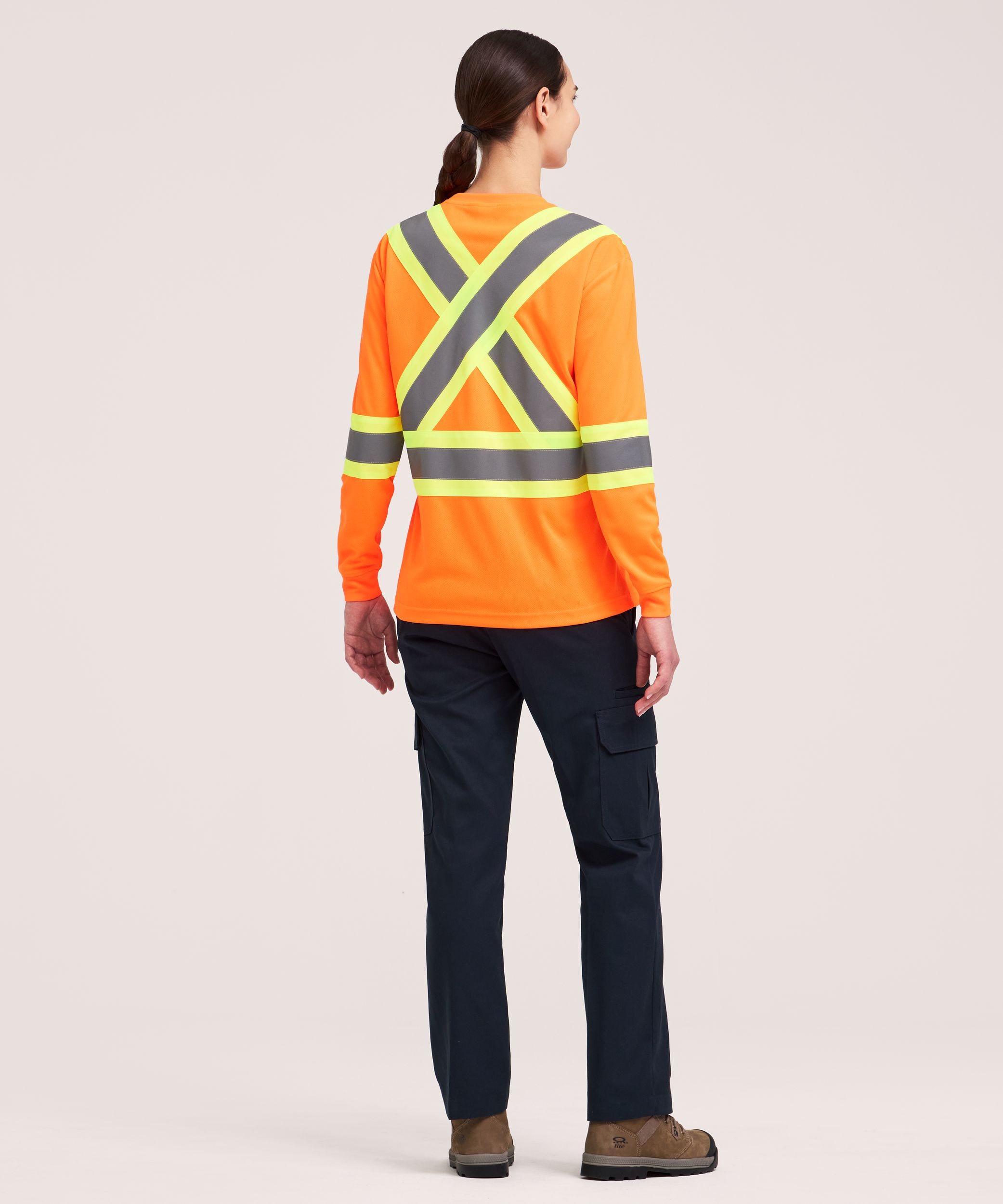 Dakota WorkPro Series Women's Hi-Vis Long Sleeve T-Shirt