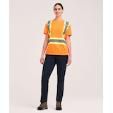 T-shirt à haute visibilité pour femmes, série WorkPro, Dakota Front_Flat