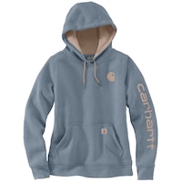 Carhartt Women's Relaxed Fit Sleeve Logo Graphic Hoodie